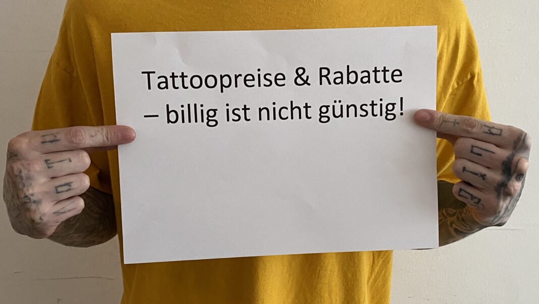 tattoo rabatt - tattoopreise