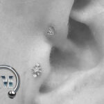 Forward Helix Tragus Piercer Piercingstudio Tempel München