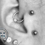 Sideburn Daith Piercer Tempel München