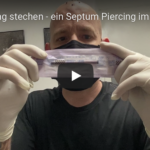 Septumpiercing im Piercingstudio München Haidhausen